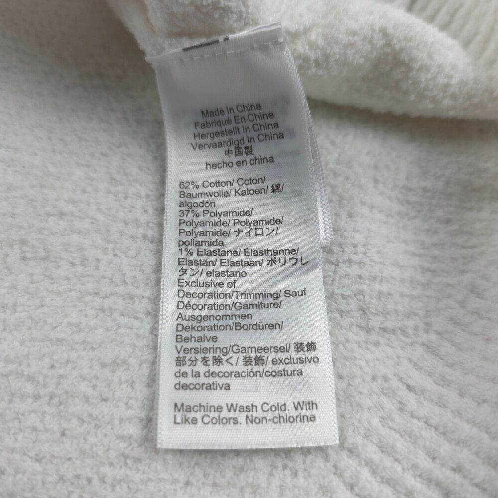 J CREW Odette sweater lady jacket cotton-blend bouclé White Old Money Preppy XXL - Picture 8 of 9